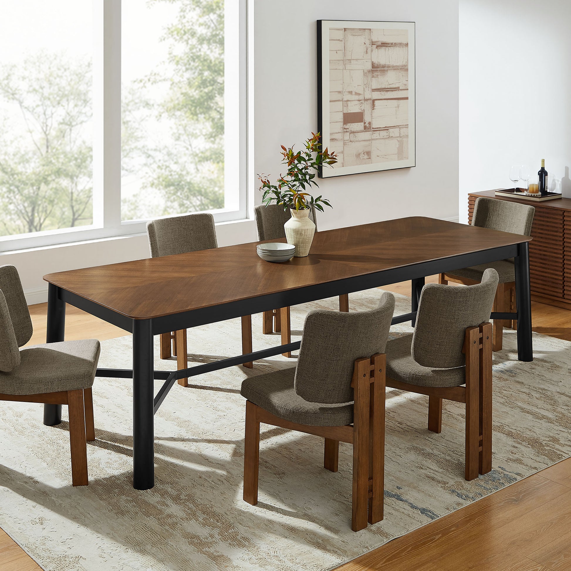 Ashlan 110" Rectangle Dining Table by Modway EEI-7463 FredCo