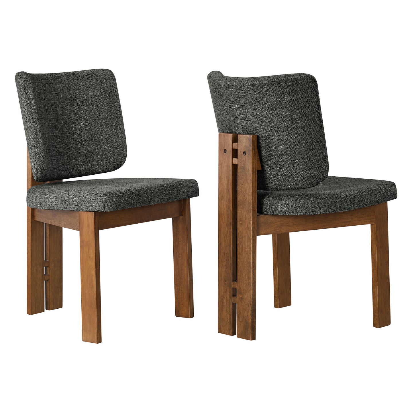 Alba Armless Upholstered Dining Chairs Set Of 2 by Modway EEI-7465 FredCo