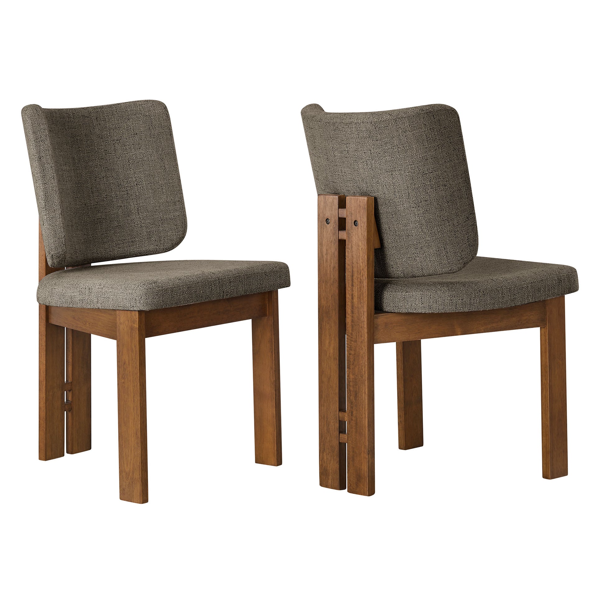 Alba Armless Upholstered Dining Chairs Set Of 2 by Modway EEI-7465 FredCo
