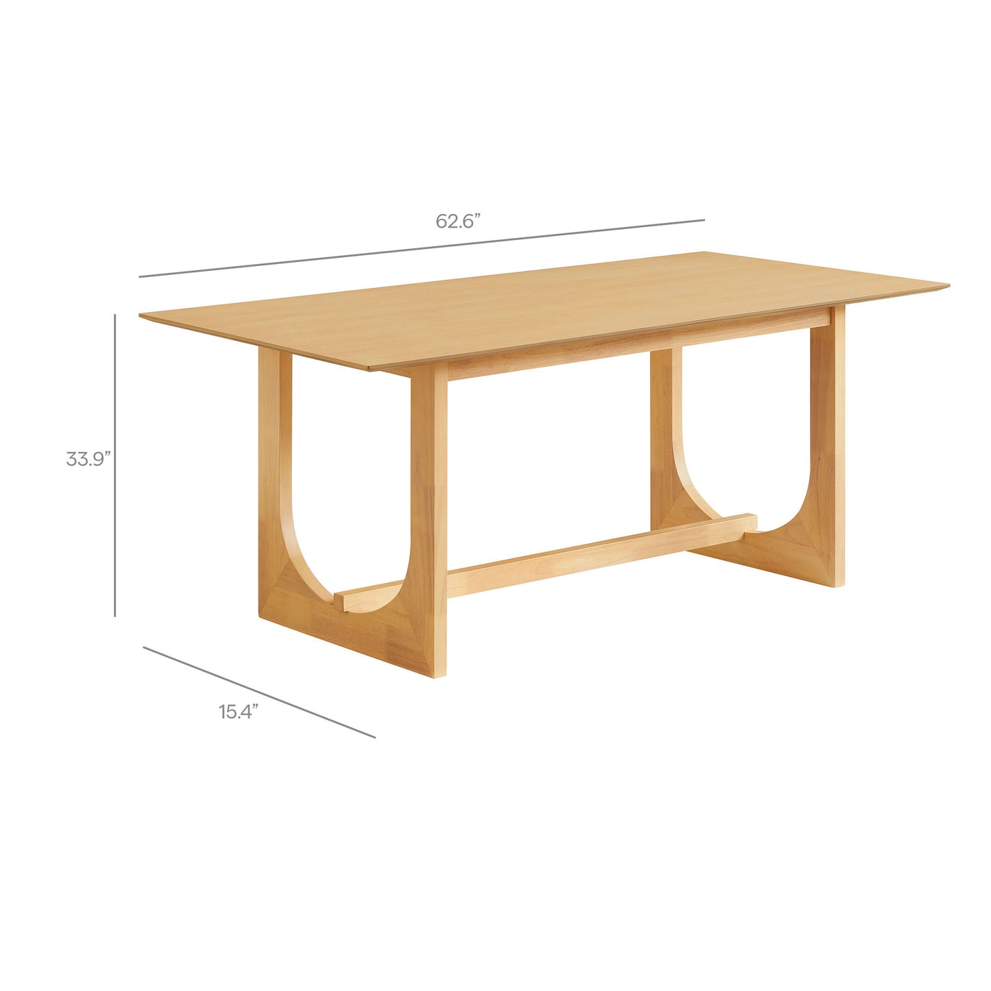 Ashcroft 69" Rectangular Dining Table by Modway EEI-7466