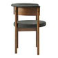 Clea Curved Upholstered Dining Chairs Set Of 2 by Modway EEI-7467 FredCo