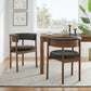 Clea Curved Upholstered Dining Chairs Set Of 2 by Modway EEI-7467 FredCo