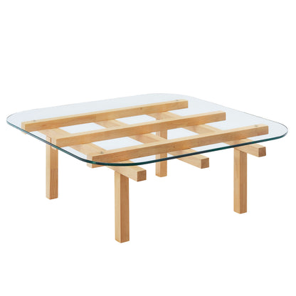 Isby 35 Inch Tempered Glass Coffee Table by Modway EEI-7468 FredCo