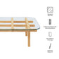 Isby 35 Inch Tempered Glass Coffee Table by Modway EEI-7468 FredCo