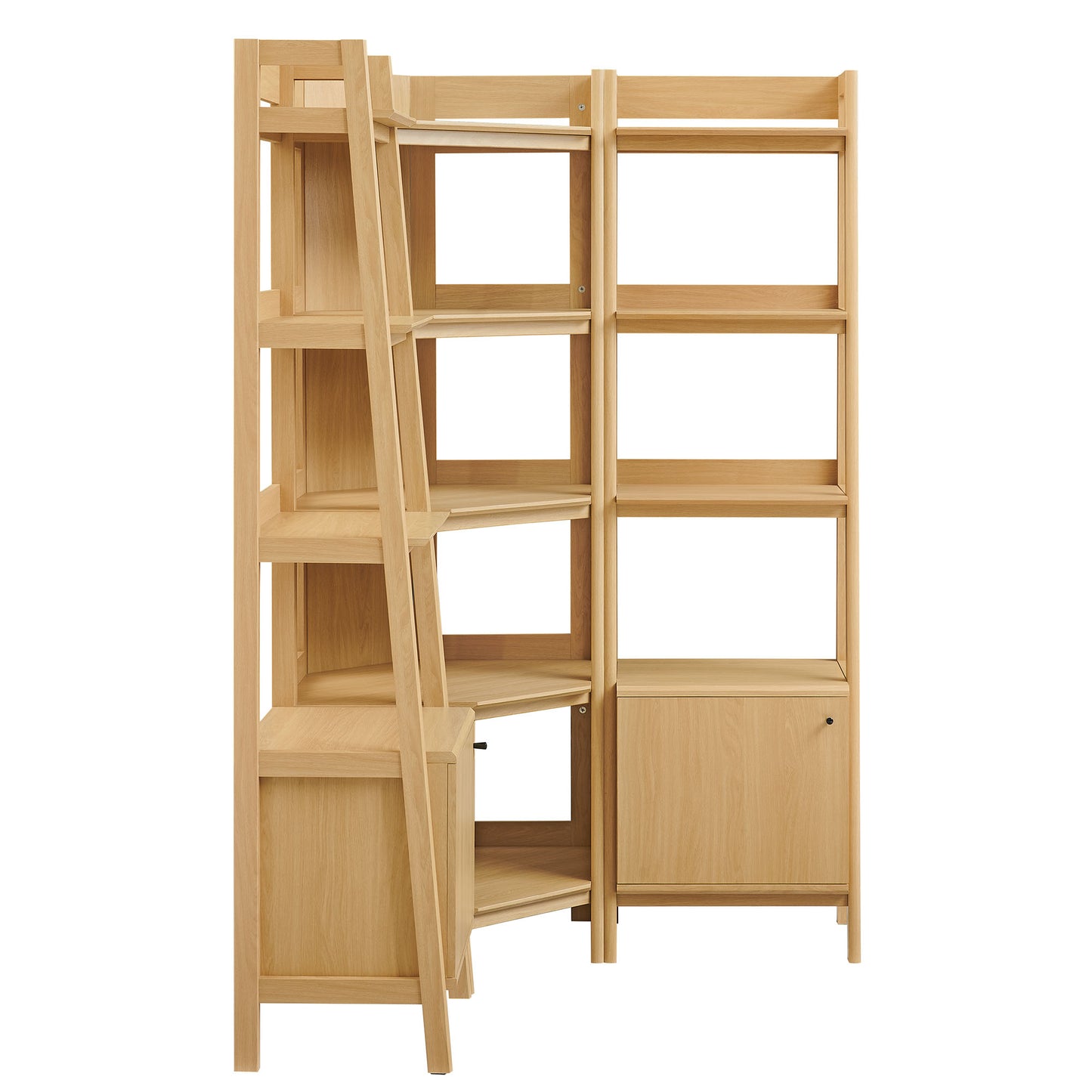 Bixby 3-piece Corner Bookshelf Set with Narrow Bookshelves by Modway EEI-7470