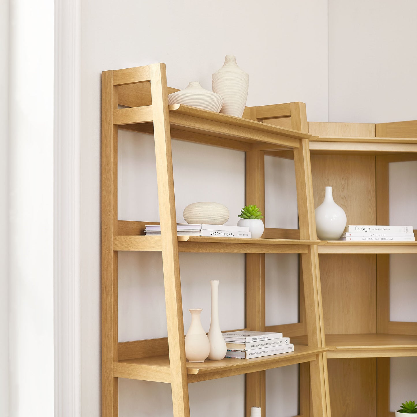 Bixby 3-Piece Corner Bookshelf Set with Wide Bookshelves by Modway EEI-7471