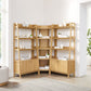 Bixby 3-Piece Corner Bookshelf Set with Wide Bookshelves by Modway EEI-7471