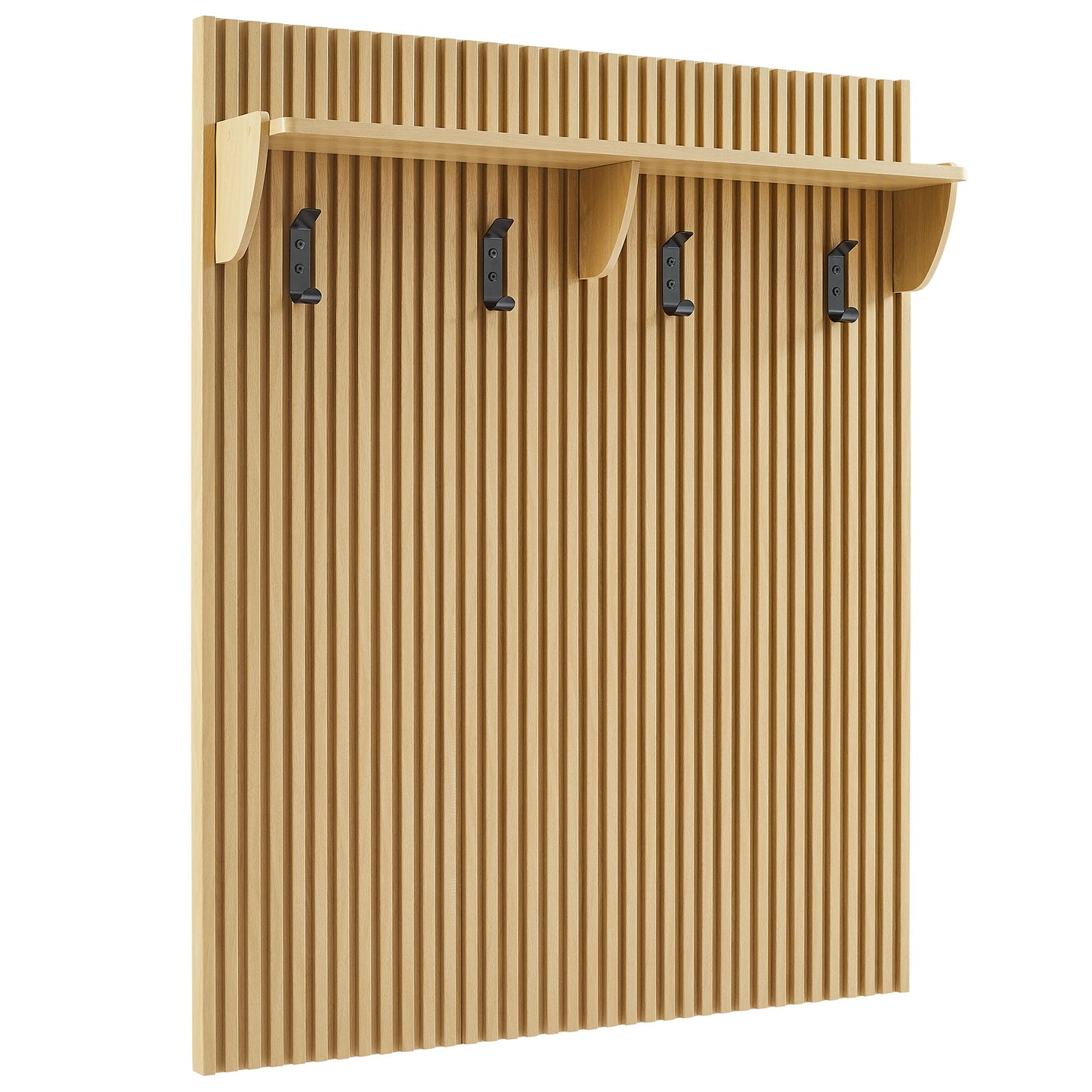 Render Fluted Coat Rack Panel With Shelf by Modway EEI-7472