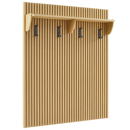Render Fluted Coat Rack Panel With Shelf by Modway EEI-7472