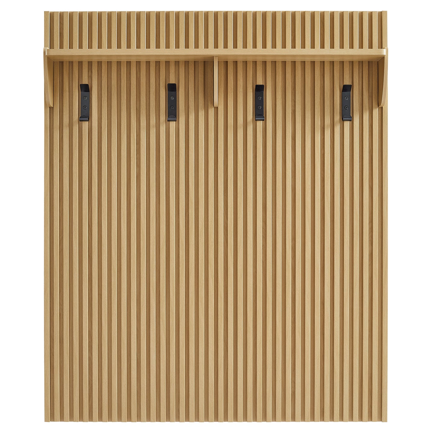 Render Fluted Coat Rack Panel With Shelf by Modway EEI-7472