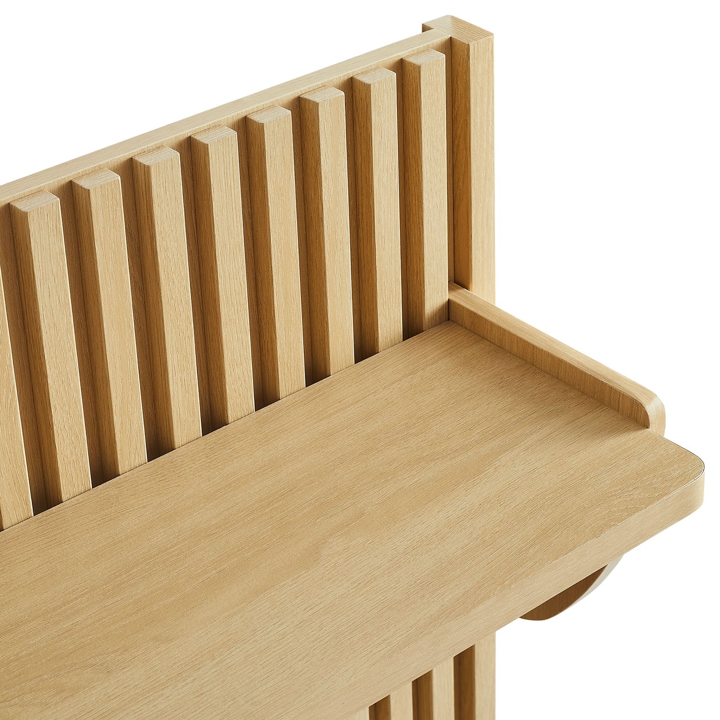 Render Fluted Coat Rack Panel With Shelf by Modway EEI-7472