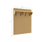 Render Fluted Coat Rack Panel With Shelf by Modway EEI-7472