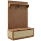 Soma Fluted 3-in-1 Hall Tree With Storage Bench and Coat Rack by Modway EEI-7474