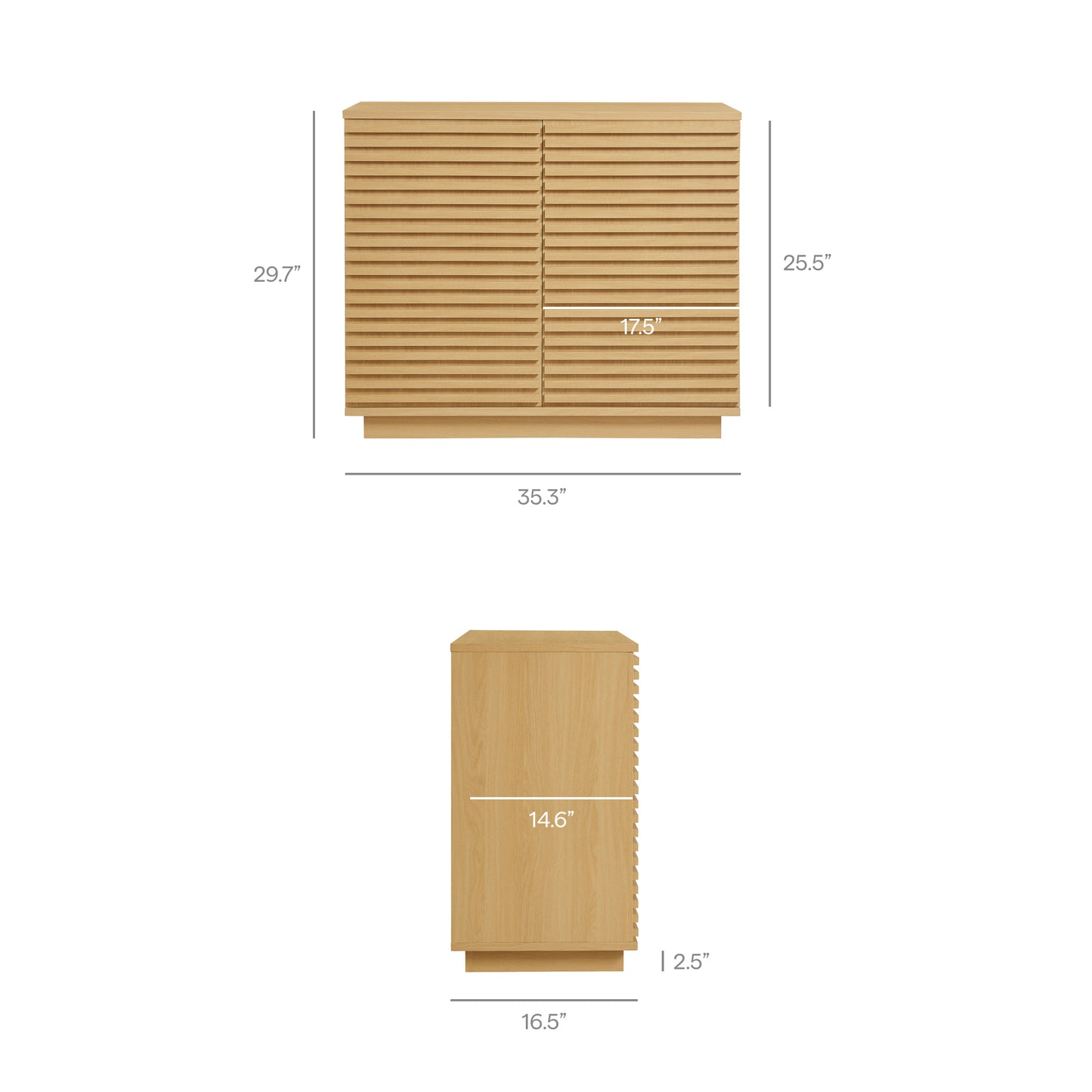 Render 2-Door Fluted Accent Cabinet by Modway EEI-7476