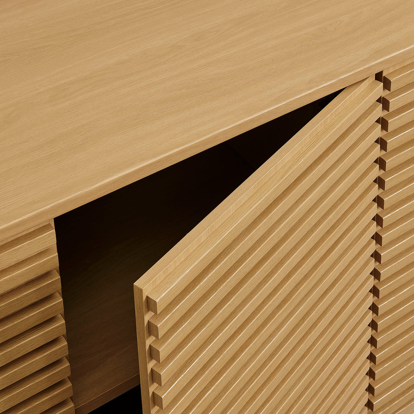 Render 4-Door Fluted Sideboard Cabinet TV Stand by Modway EEI-7477