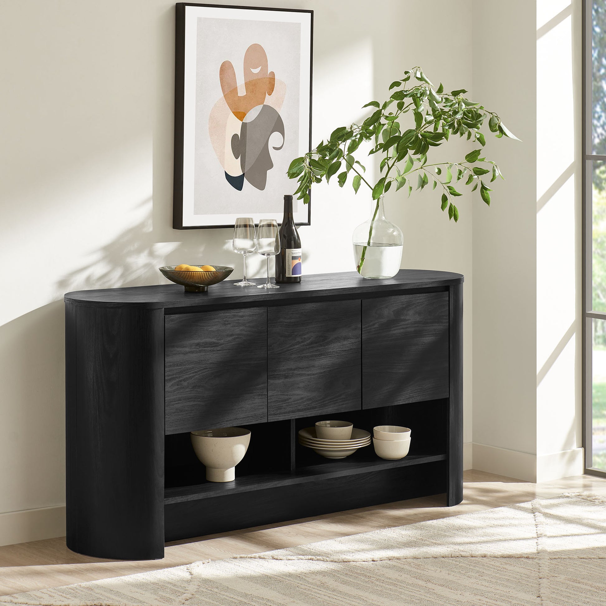 Duval 62 Inch Oval Sideboard by Modway EEI-7478 FredCo
