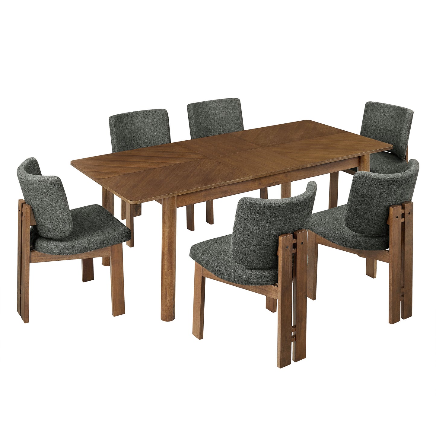 Alba 7-Piece Dining Set by Modway EEI-7483 FredCo