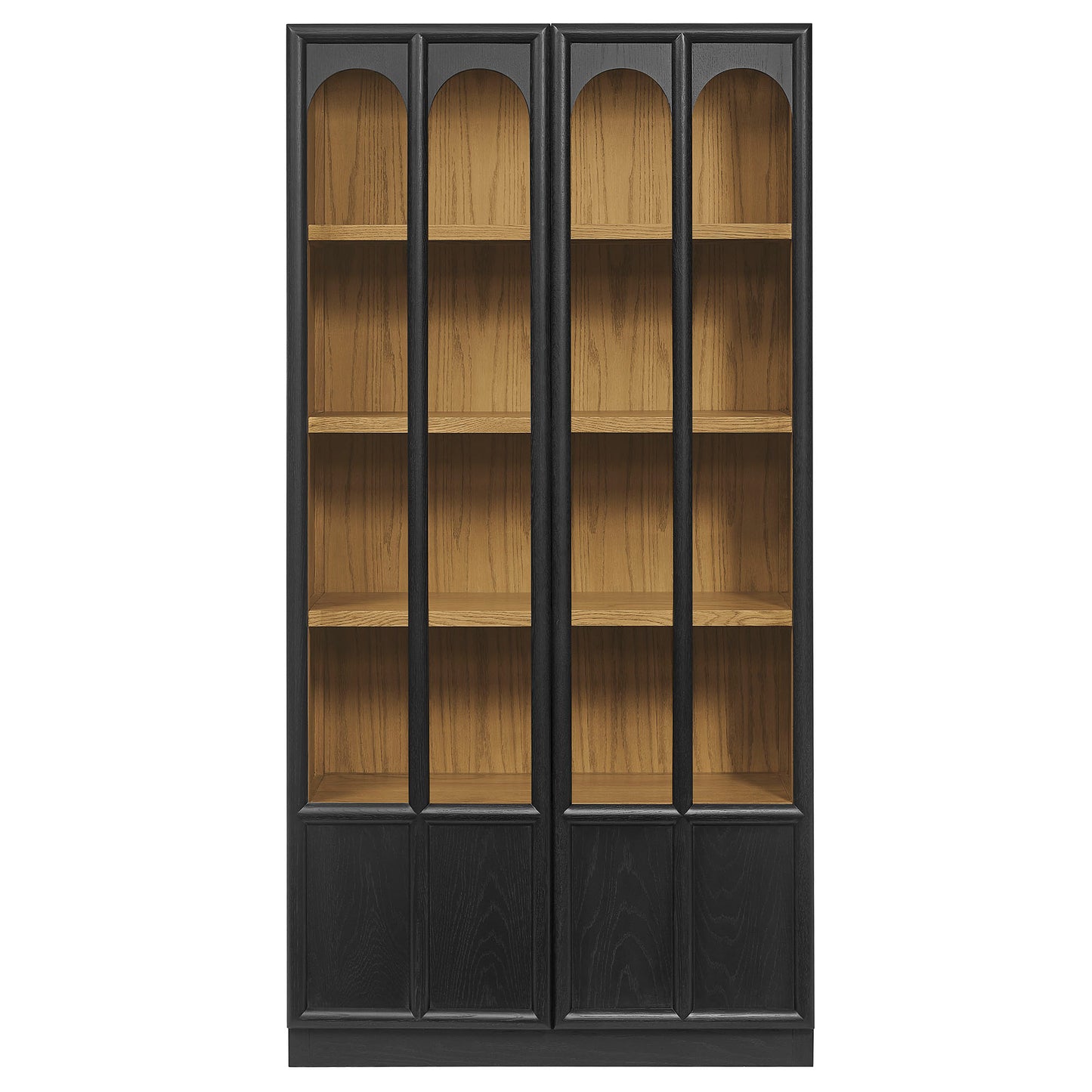 Anwen Solid Wood and Glass Display Cabinet by Modway EEI-7484