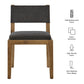 Calder Fabric Upholstered Wood Armless Dining Chair by Modway EEI-7485