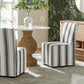 Tessera Striped Slipcovered Dining Side Chair by Modway EEI-7486