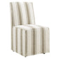 Tessera Striped Slipcovered Dining Side Chair by Modway EEI-7486