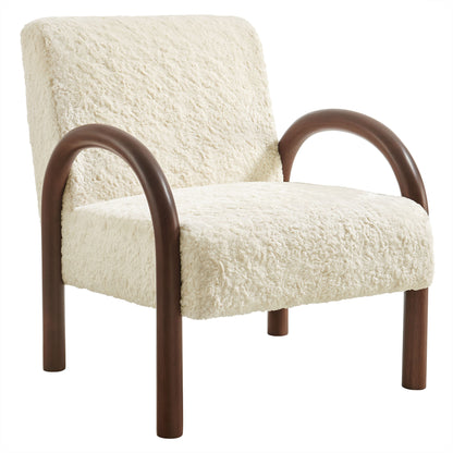 Lunet Faux Shearling Accent Armchair by Modway EEI-7489