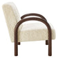 Lunet Faux Shearling Accent Armchair by Modway EEI-7489