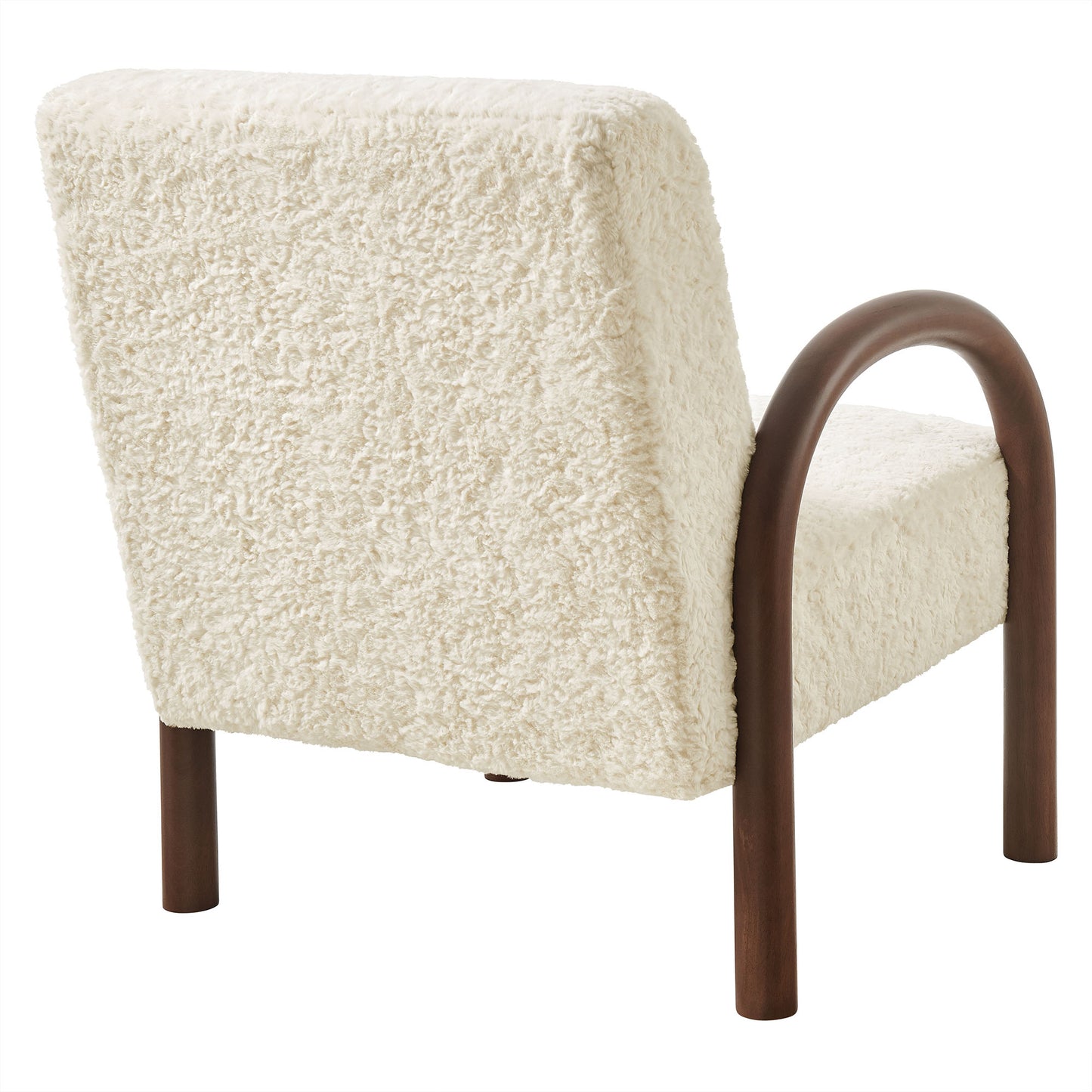 Lunet Faux Shearling Accent Armchair by Modway EEI-7489