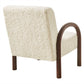 Lunet Faux Shearling Accent Armchair by Modway EEI-7489