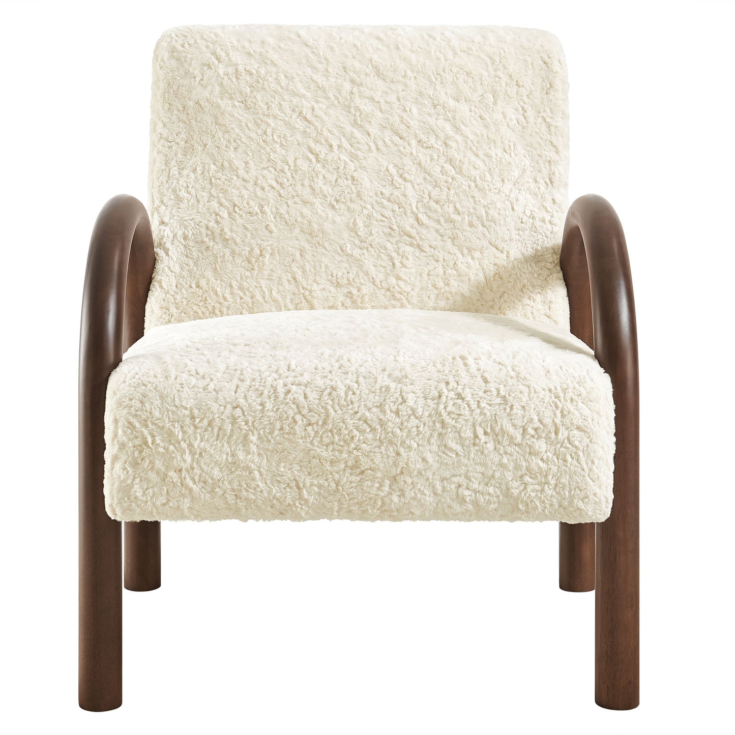 Lunet Faux Shearling Accent Armchair by Modway EEI-7489