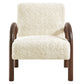 Lunet Faux Shearling Accent Armchair by Modway EEI-7489