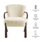 Arden Faux Shearling Accent Armchair by Modway EEI-7488
