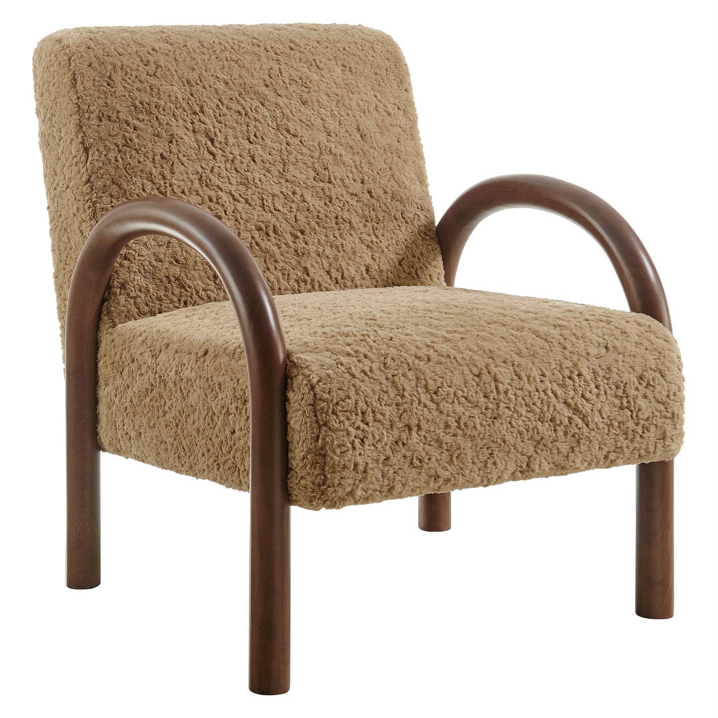 Lunet Faux Shearling Accent Armchair by Modway EEI-7489