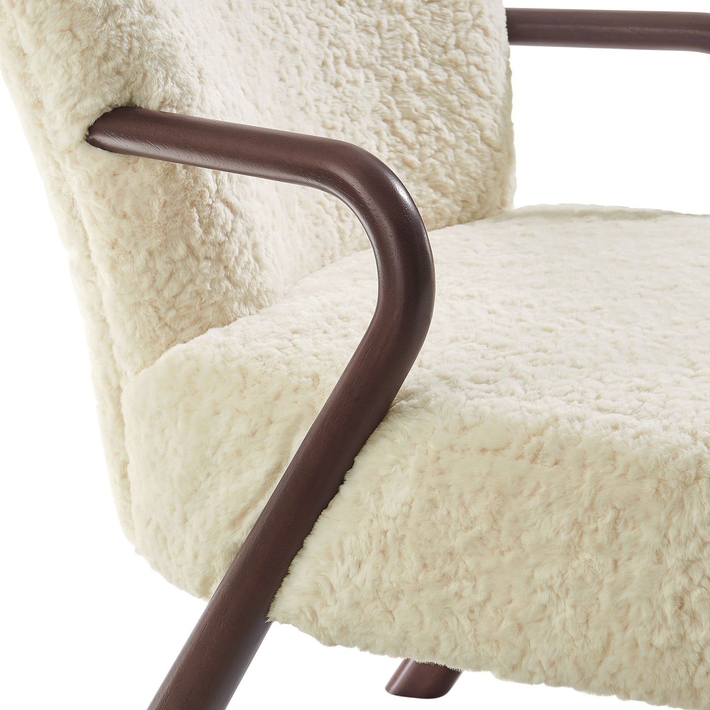 Arden Faux Shearling Accent Armchair by Modway EEI-7488