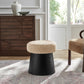 Ketra Round Faux Shearling Ottoman Footstool by Modway EEI-7493