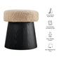 Ketra Round Faux Shearling Ottoman Footstool by Modway EEI-7493