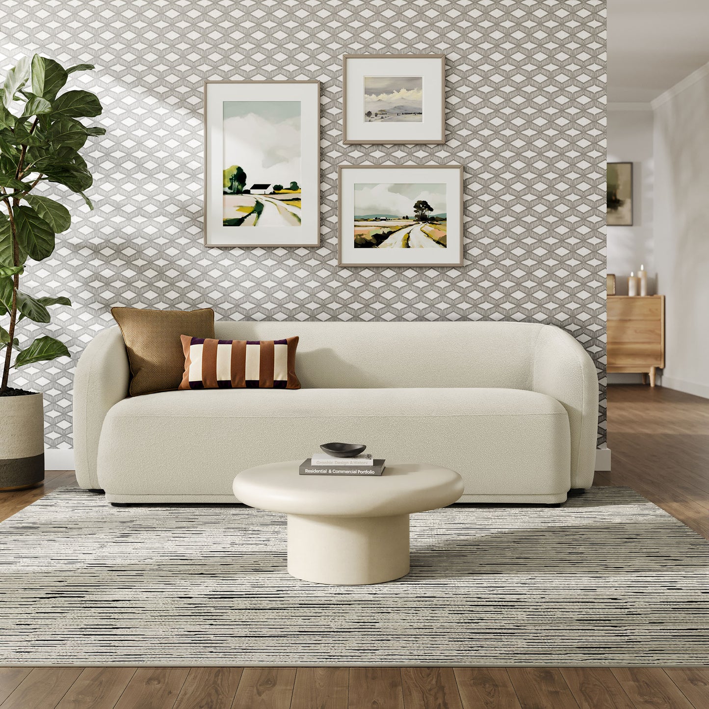 Monica 88 Inch Boucle Fabric Sofa by Modway EEI-7501