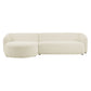 Monica 2 Piece Left Facing Boucle Fabric Modular Sofa with Chaise by Modway EEI-7502
