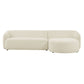 Monica 2 Piece Right Facing Boucle Fabric Modular Sofa with Chaise by Modway EEI-7503