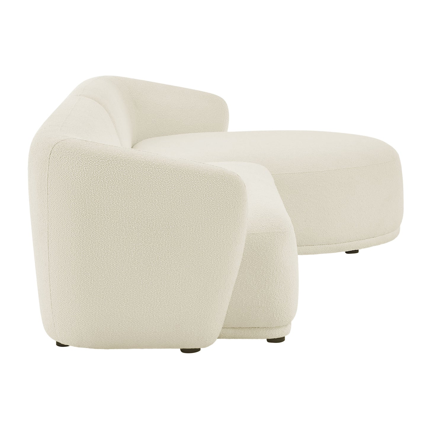 Monica 2 Piece Right Facing Boucle Fabric Modular Sofa with Chaise by Modway EEI-7503