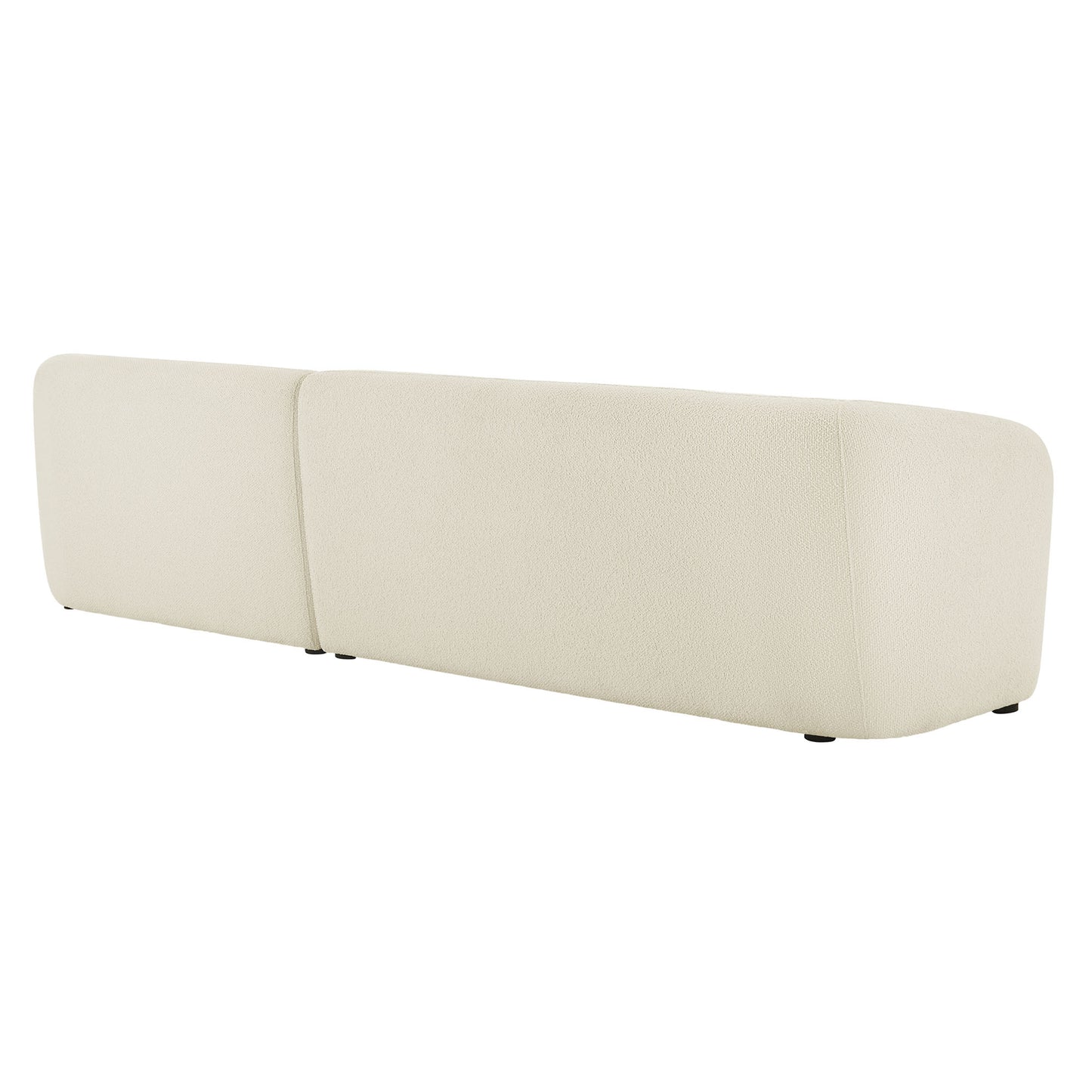 Monica 2 Piece Right Facing Boucle Fabric Modular Sofa with Chaise by Modway EEI-7503