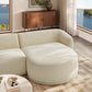 Monica 2 Piece Right Facing Boucle Fabric Modular Sofa with Chaise by Modway EEI-7503