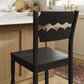 Jax Oak Wood Counter Stool With Wavy Razor Back by Modway EEI-7505