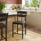 Jax Oak Wood Counter Stool With Wavy Razor Back by Modway EEI-7505