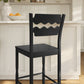 Jax Oak Wood Bar Stool With Wavy Razor Back by Modway EEI-7506