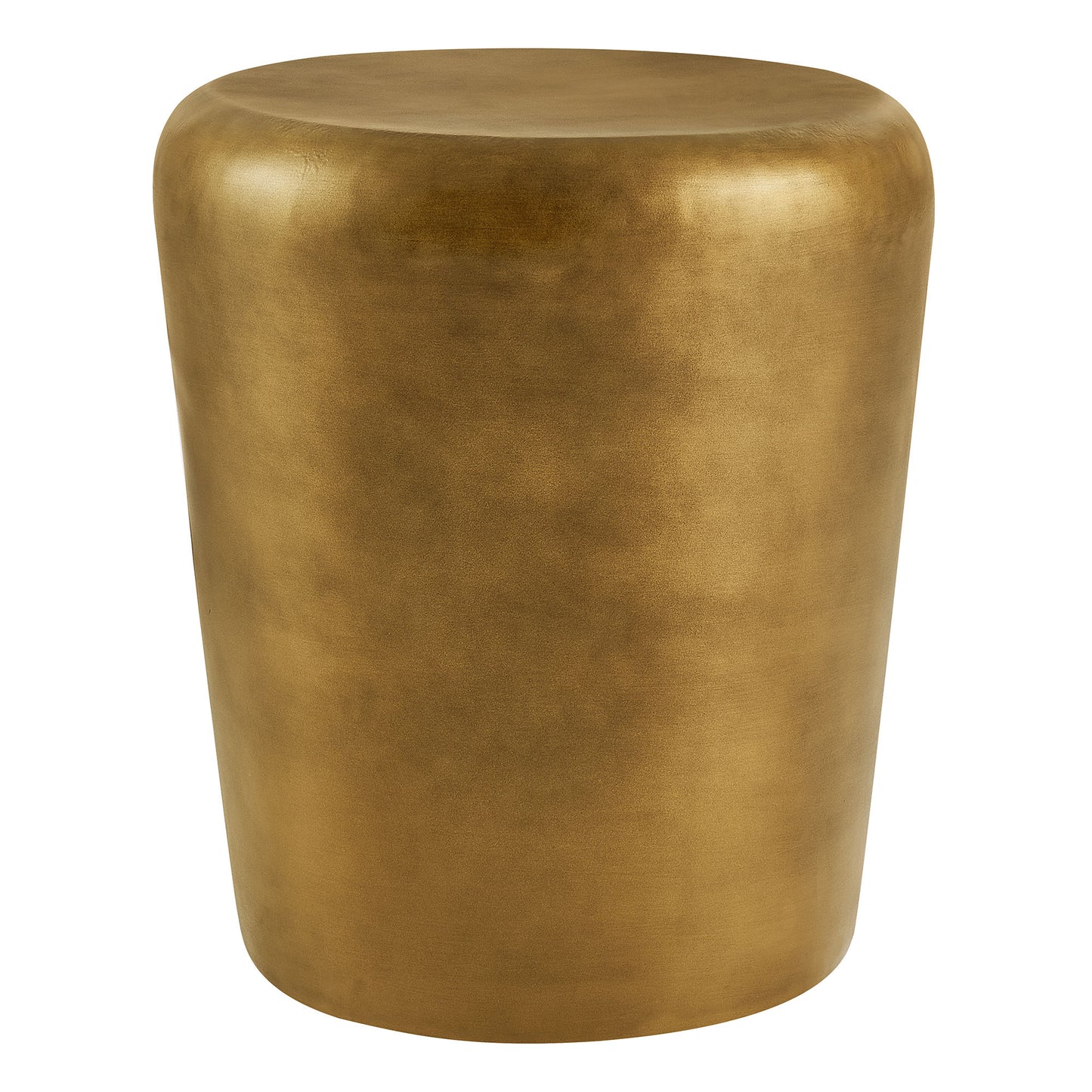 Ingot 16 Inch Brass Finish Round Side Table by Modway EEI-7508