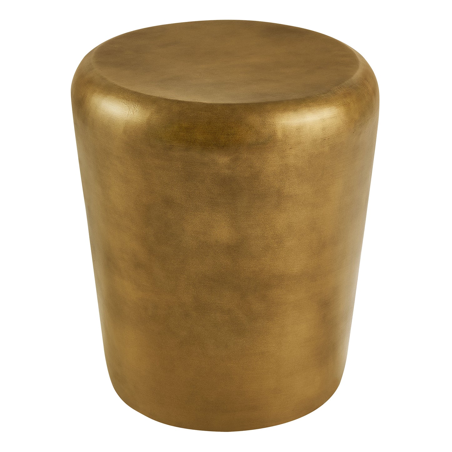 Ingot 16 Inch Brass Finish Round Side Table by Modway EEI-7508