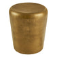 Ingot 16 Inch Brass Finish Round Side Table by Modway EEI-7508