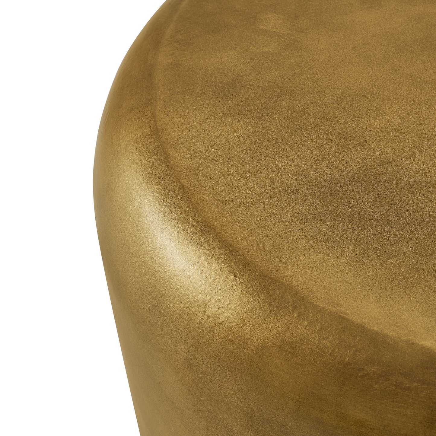 Ingot 16 Inch Brass Finish Round Side Table by Modway EEI-7508