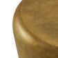Ingot 16 Inch Brass Finish Round Side Table by Modway EEI-7508